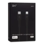 Кабель интерфейсный Xiaomi Интерфейсный Кабель USB C to Lightning Xiaomi ZMI AL872 MFi 300 см Черный 30445 (USB Type A - Lightning (8pin))