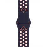 Аксессуары для смартфона Apple Ремешок 40mm Blue Black/Bright Mango Nike Sport Band - Regular MG3U3ZM/A