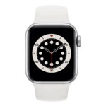 Apple Watch Series 6 GPS, 40mm Silver Aluminium Case with White Sport Band - Regular MG283GK/A