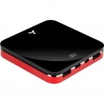 Внешний аккумулятор (Power Bank) Accesstyle Power Bank Carmine 8000 мАч 230191 (8000 мАч, Черный-Красный)