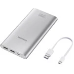 Внешний аккумулятор (Power Bank) Samsung EB-P1100CSRGRU EB-P1100CSRGRU2 (10000 мАч, Серебро)