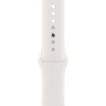 Apple Watch Series 6 GPS, 44mm Silver Aluminium Case with White Sport Band M00D3GK/A