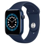 Apple Watch Series 6 GPS, 44mm Blue Aluminium Case M00J3GK/ABLUE