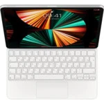 Аксессуары для смартфона Apple Чехол-клавиатура Magic Keyboard for iPad Pro 12.9-inch (5th generation) - Russian - White MJQL3RS/A