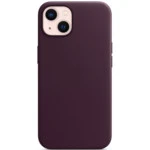 Аксессуары для смартфона Apple Чехол iPhone 13 Leather Case with MagSafe - Dark Cherry MM143ZM/A