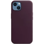 Аксессуары для смартфона Apple Чехол iPhone 13 Leather Case with MagSafe - Dark Cherry MM143ZM/A