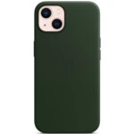 Аксессуары для смартфона Apple Чехол iPhone 13 Leather Case with MagSafe - Sequoia Green MM173ZM/A