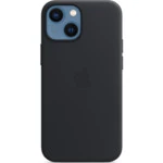 Аксессуары для смартфона Apple Чехол iPhone 13 mini Leather Case with MagSafe - Midnight MM0M3ZM/A