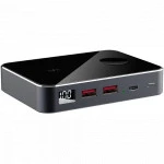 Внешний аккумулятор (Power Bank) Prestigio Graphene PD Watch Edition 10000 PPB112G_SG (10000 мАч, Черный)