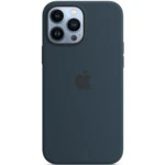 Аксессуары для смартфона Apple Чехол iPhone 13 Pro Max Silicone Case with MagSafe – Abyss Blue MM2T3ZM/A