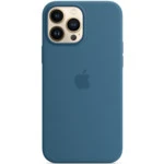 Аксессуары для смартфона Apple Чехол iPhone 13 Pro Max Silicone Case with MagSafe – Blue Jay MM2Q3ZM/A