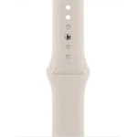 Apple Watch Series 7 GPS, 41mm Starlight Aluminium Case with Starlight Sport Band MKMY3GK/A