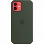 Аксессуары для смартфона Apple Чехол iPhone 12 | 12 Pro Silicone Case with MagSafe - Cypress Green MHL33ZM/A