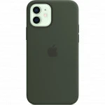 Аксессуары для смартфона Apple Чехол iPhone 12 | 12 Pro Silicone Case with MagSafe - Cypress Green MHL33ZM/A