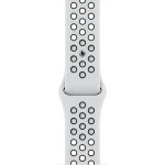 Apple Watch Nike SE GPS, 44mm Silver Aluminium Case with Pure Platinum/Black Nike Sport Band MKQ73GK/A