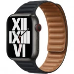 Аксессуары для смартфона Apple Ремешок 45mm Midnight Leather Link - S/M ML813ZM/A
