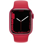 Apple Watch Series 7 GPS, 45mm (PRODUCT)RED Aluminium Case with (PRODUCT)RED Sport Band MKN93GK/A