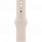 Apple Watch SE GPS, 40mm Gold Aluminium Case with Starlight Sport Band - Regular MKQ03GK/A