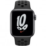 Apple Watch Nike SE GPS, 40mm Space Grey Aluminium Case with Anthracite/Black Nike Sport Band - Regular MKQ33GK/A