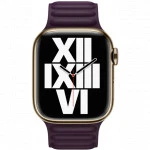Аксессуары для смартфона Apple Ремешок 45mm Dark Cherry Leather Link - S/M ML7W3ZM/A