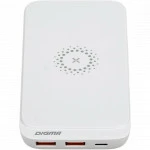 Внешний аккумулятор (Power Bank) Digma DGPQ10E20PWT 10000 мАч, Белый