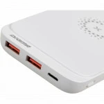 Внешний аккумулятор (Power Bank) Digma DGPQ10E20PWT 10000 мАч, Белый