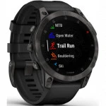 Garmin EPIX (GEN 2) Sapphire - Black/Carbon Gray DLC Titanium with silicone band 010-02582-11