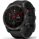Garmin EPIX (GEN 2) Sapphire - Black/Carbon Gray DLC Titanium with silicone band 010-02582-11