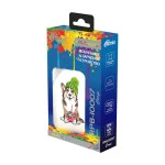 Внешний аккумулятор (Power Bank) Ritmix RPB-10007 Corgi RPB-10007-Corgi (10000 мАч, Белый)