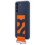Аксессуары для смартфона Samsung Чехол для Galaxy S22 Plus Silicone with Strap Cover EF-GS906TNEGRU