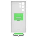 Аксессуары для смартфона Samsung Чехол для Galaxy S22 Ultra Silicone with Strap Cover EF-GS908TWEGRU