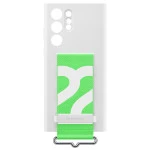 Аксессуары для смартфона Samsung Чехол для Galaxy S22 Ultra Silicone with Strap Cover EF-GS908TWEGRU