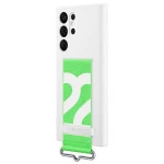 Аксессуары для смартфона Samsung Чехол для Galaxy S22 Ultra Silicone with Strap Cover EF-GS908TWEGRU