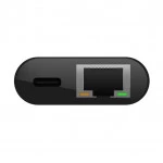 Переходник Belkin USB-C - Ethernet 60W INC001BTBK