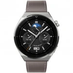 Huawei Watch GT3 Pro 46mm Gray Leather Strap (Смарт-часы)