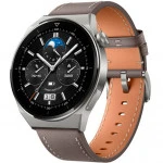 Huawei Watch GT3 Pro 46mm Gray Leather Strap (Смарт-часы)