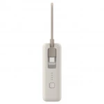 Внешний аккумулятор (Power Bank) Xiaomi 33W Power Bank 10000mAh (Integrated Cable) Tan GL PB1033MI/BHR9341GL 10000 мАч, Белый