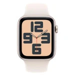 Apple Watch SE GPS 40mm Starlight Aluminium Case with Starlight Sport Band MXEF3QI/A (Смарт-часы)
