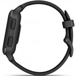 Garmin Venu Sq 2 - Music Edition Slate Bezel with Black Case and Silicone Band 010-02700-10