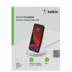Belkin Stand Wireless Charging Qi 15W White WIB002VFWH 15