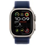 Apple Watch Ultra 2 2024 GPS + Cellular 49mm Natural Titanium Case with Blue Trail Loop MX4J3GK/A (Смарт-часы)