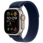 Apple Watch Ultra 2 2024 GPS + Cellular 49mm Natural Titanium Case with Blue Trail Loop MX4J3GK/A (Смарт-часы)