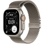 Apple Watch Ultra 3 GPS + Cellular 49mm Natural Titanium Case with Natural Titanium Milanese Loop - Large MF0E4QR/A (Смарт-часы)