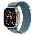 Apple Watch Ultra 3 GPS + Cellular 49mm Natural Titanium Case with Light Blue Alpine Loop - Large MEWP4QR/A Смарт-часы