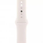 Apple Watch SE 3 GPS 44mm Starlight Aluminium Case with Starlight Sport Band - M/L MEHJ4RK/A (Смарт-часы)