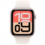 Apple Watch SE 3 GPS 40mm Starlight Aluminium Case with Starlight Sport Band - S/M MEH34RK/A (Смарт-часы)