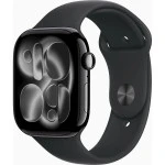 Apple Watch Series 11 46mm Jet Black Aluminium Case With Black Sport Band S/M MEUW4AM/A (Смарт-часы)