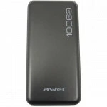 Внешний аккумулятор (Power Bank) AWEI P28K (10000 мАч, Серый)