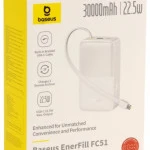 Внешний аккумулятор (Power Bank) Baseus Power bank Baseus EnerFill FC51 Bipow2 Pro Digital Display 30000mAh E0028101 30000 мАч, Белый