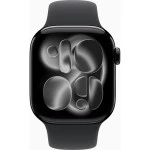 Apple Watch Series 11 42mm Jet Black Aluminium Case With Black Sport Band M/L MEQU4LW/A Смарт-часы